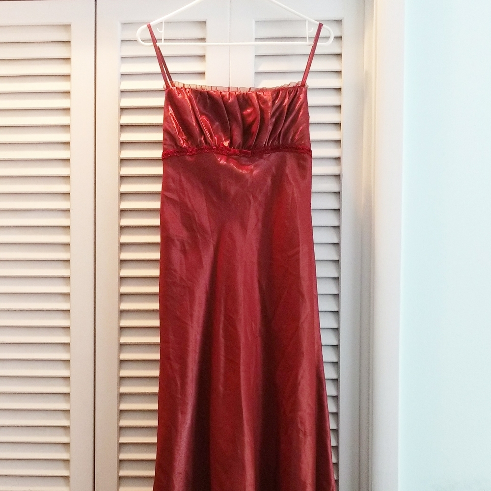 Long Copper Gown David's Bridal